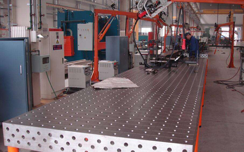 焊接工作平台生产的工艺程序介绍